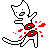 pixel kitty split in half